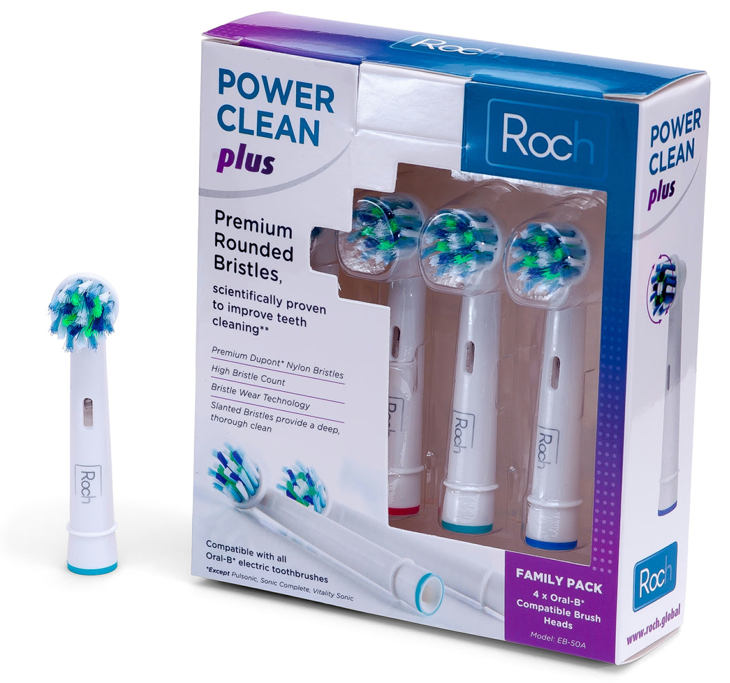 Power Clean Plus - Oral B Compatible Toothbrush Heads